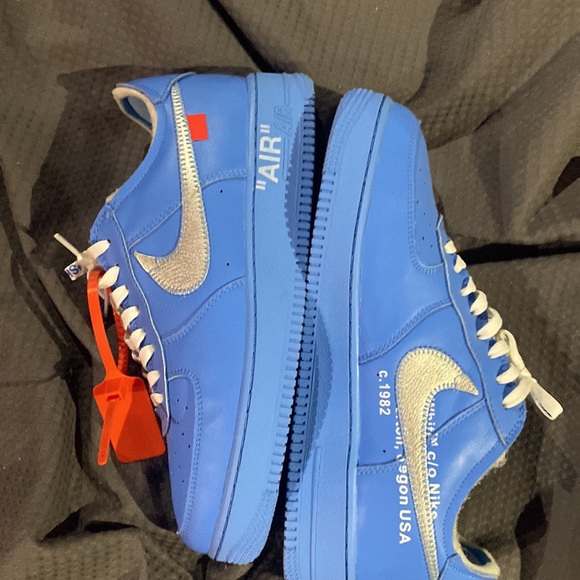 Off-white X Nike university blue Air Force one - Picture 3 of 5